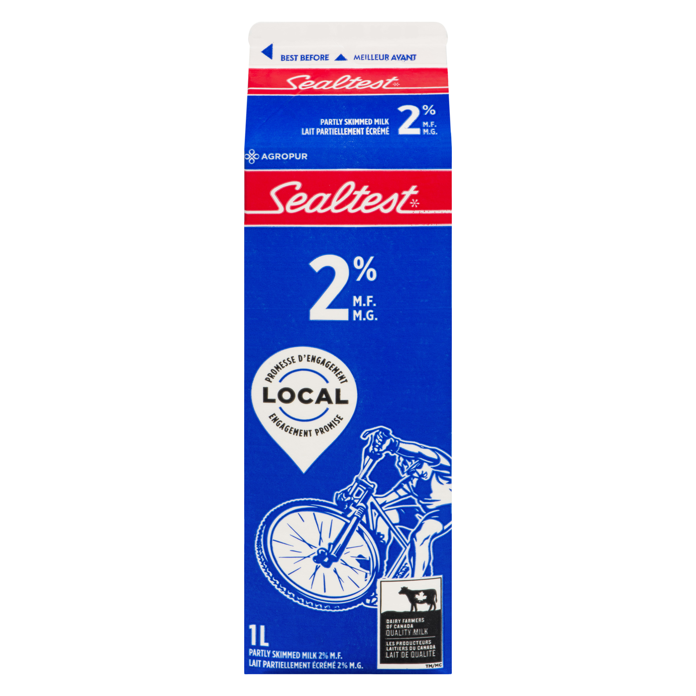 Buy Sealtest 2% Milk Partly Skimmed 1 L | FreshCo
