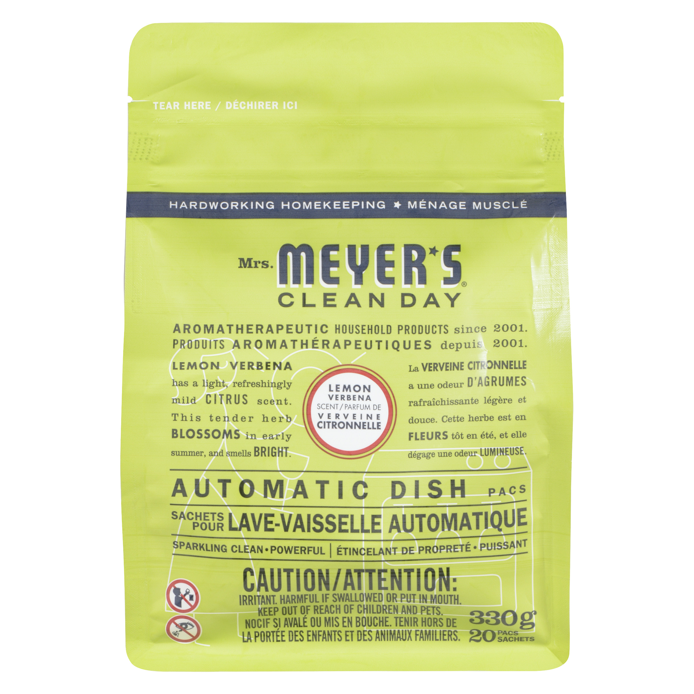 Mrs. Meyer's Clean Day Automatic Dish Pacs Lemon Verbena