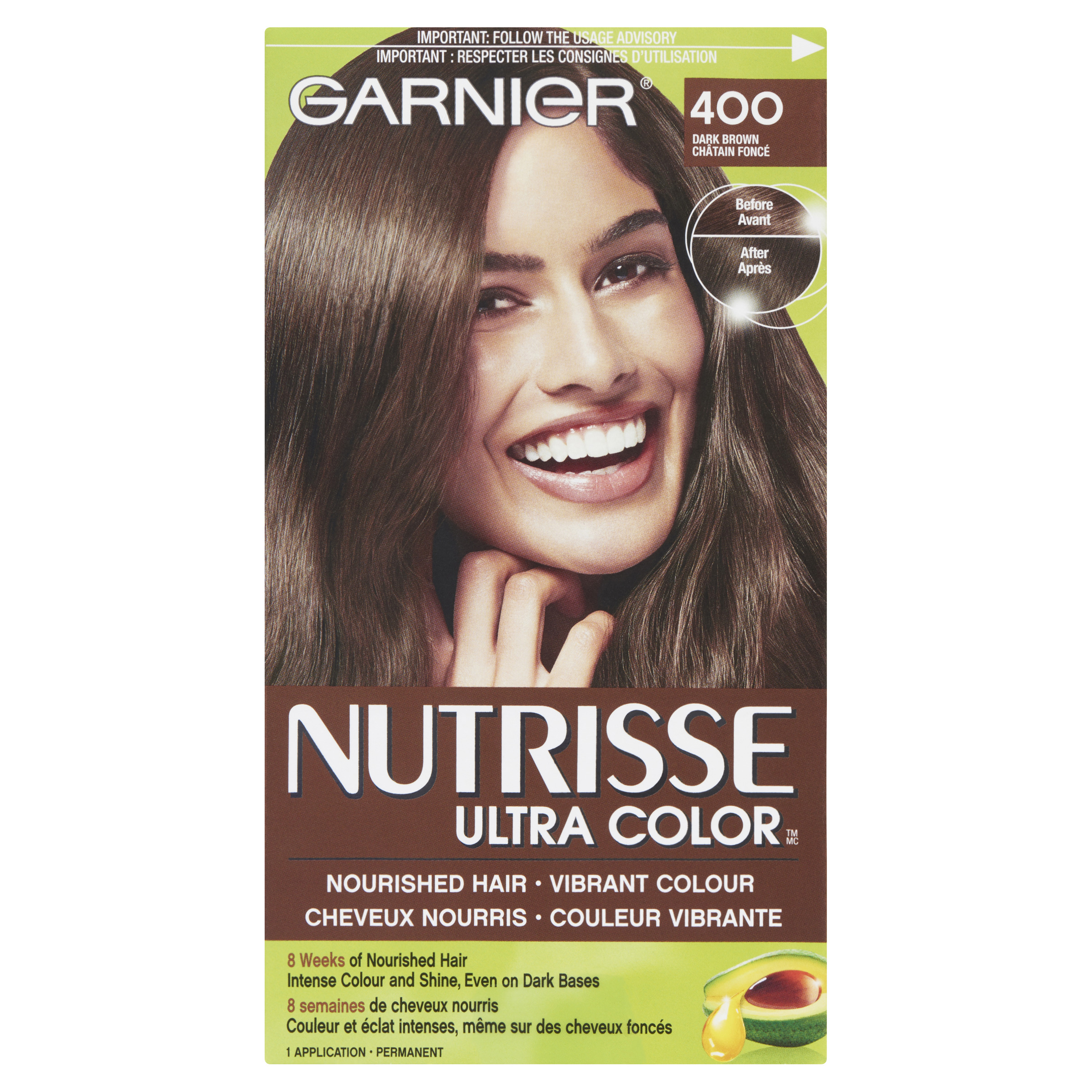 Buy Garnier Nutrisse Ultra Color 400 Dark Brown Hair Colour | Sobeys Inc.