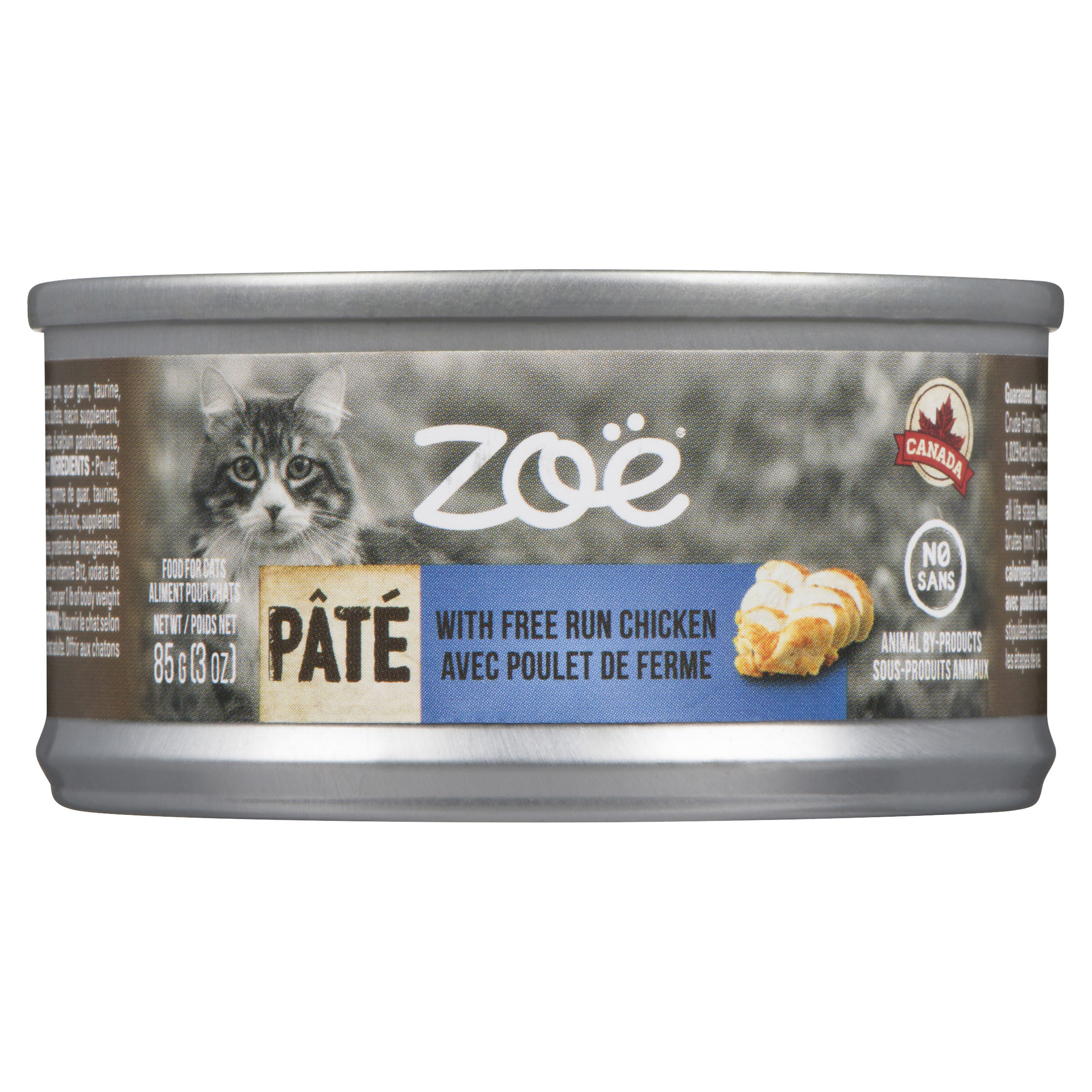 Zoe Wet Cat Food Pate Chicken