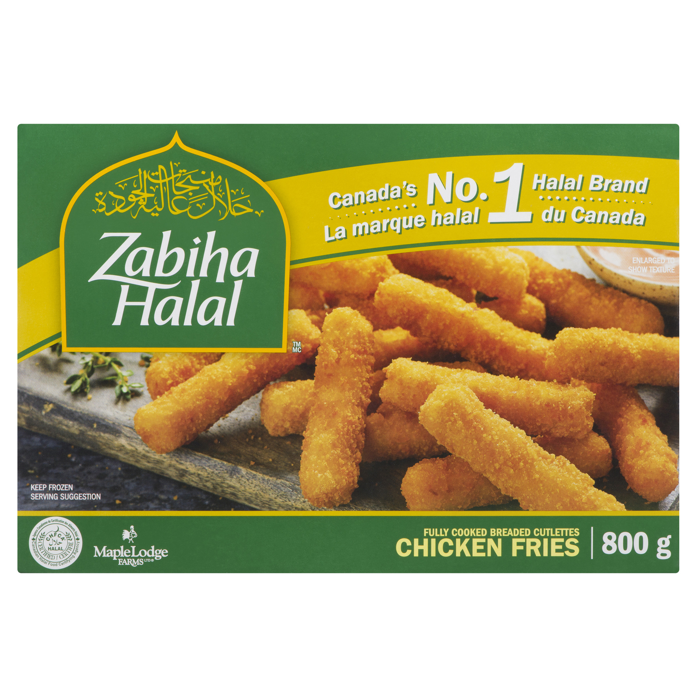 Buy Zabiha Halal Frozen Breaded Chicken Fries 800 g | Foodland