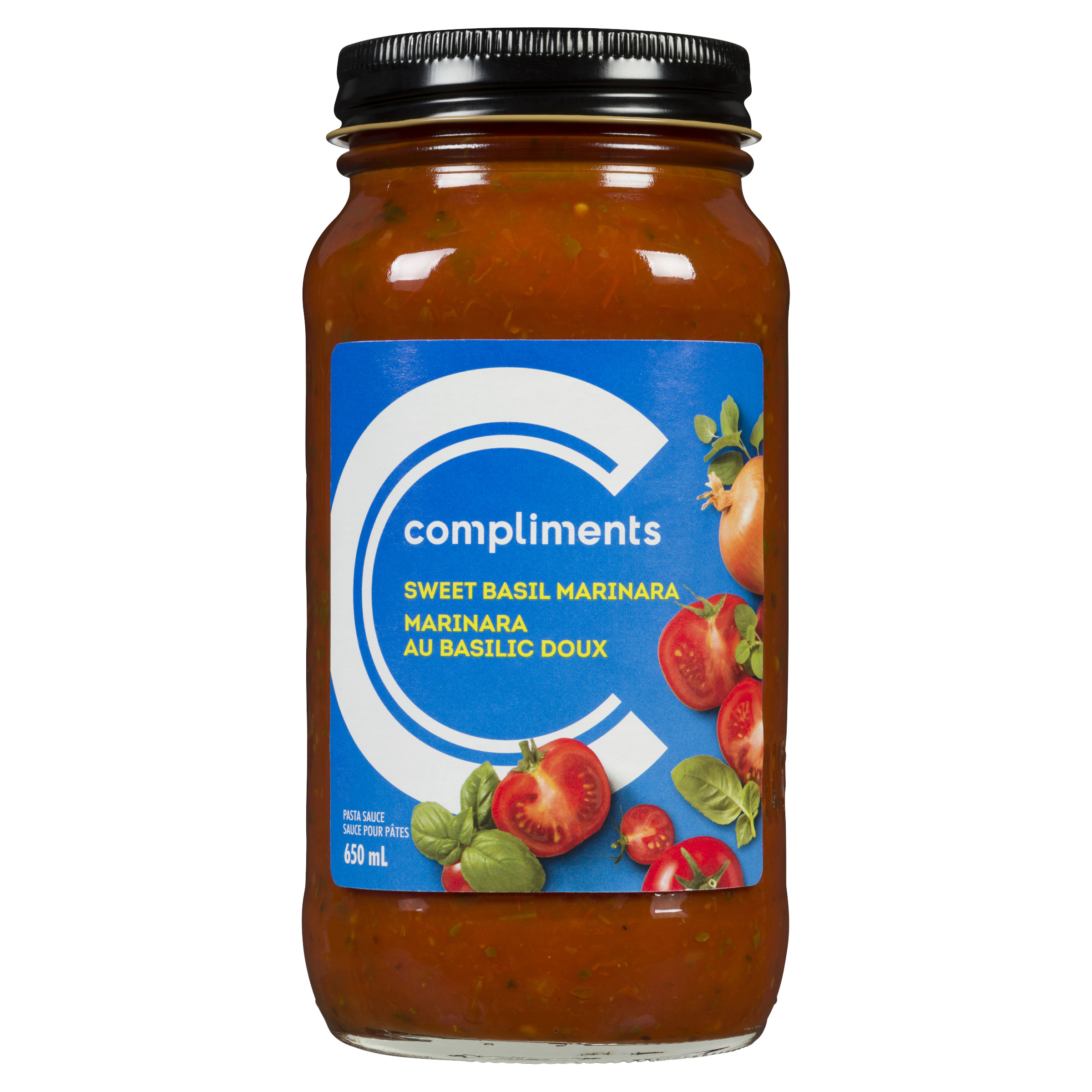 Compliments Marinara Sauce Sweet Basil