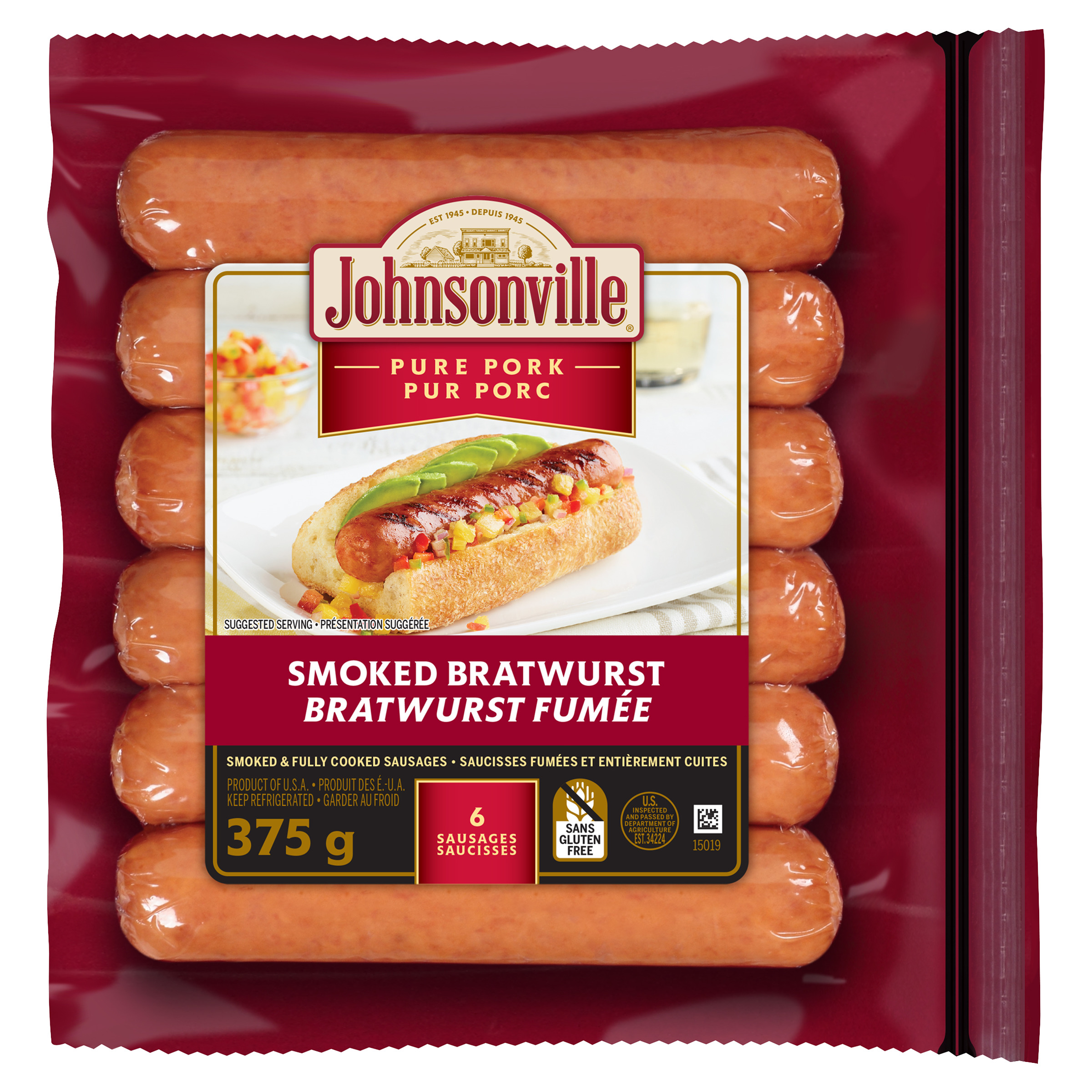 Johnsonville Smoked Bratwurst