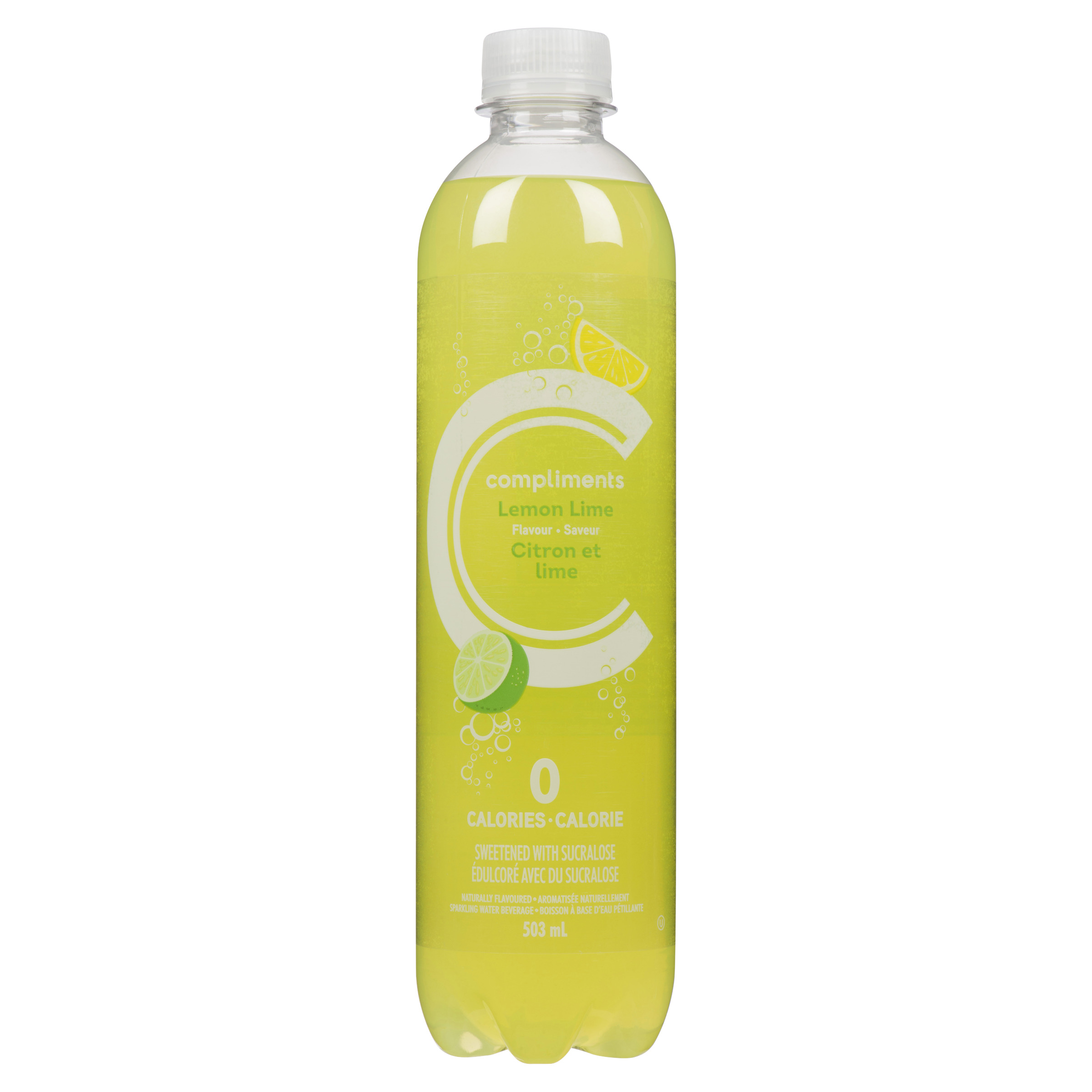 Compliments Sparkling Water Cherry Limeade