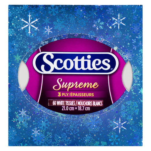 Scotties Holiday Facial Tissue Supreme
