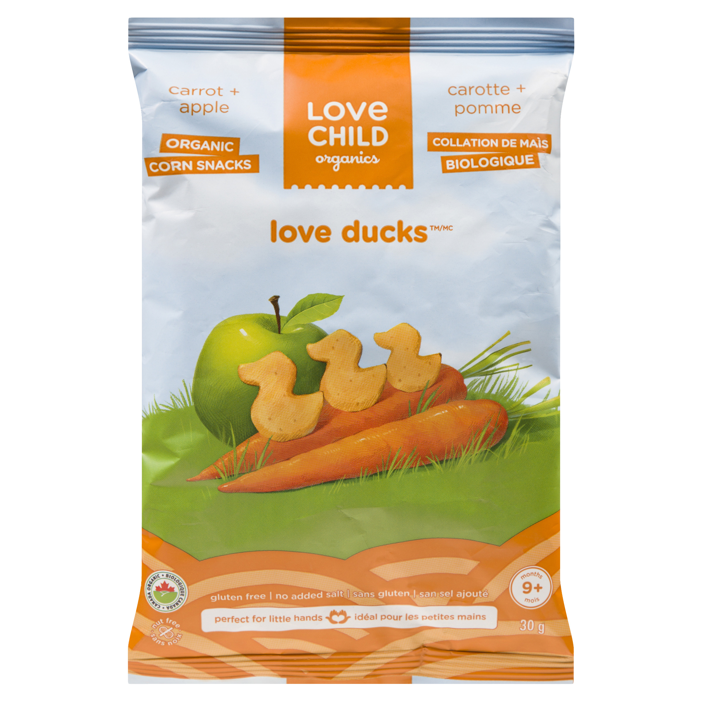 Love Child Organics Love Ducks Baby Food Carrot & Apple