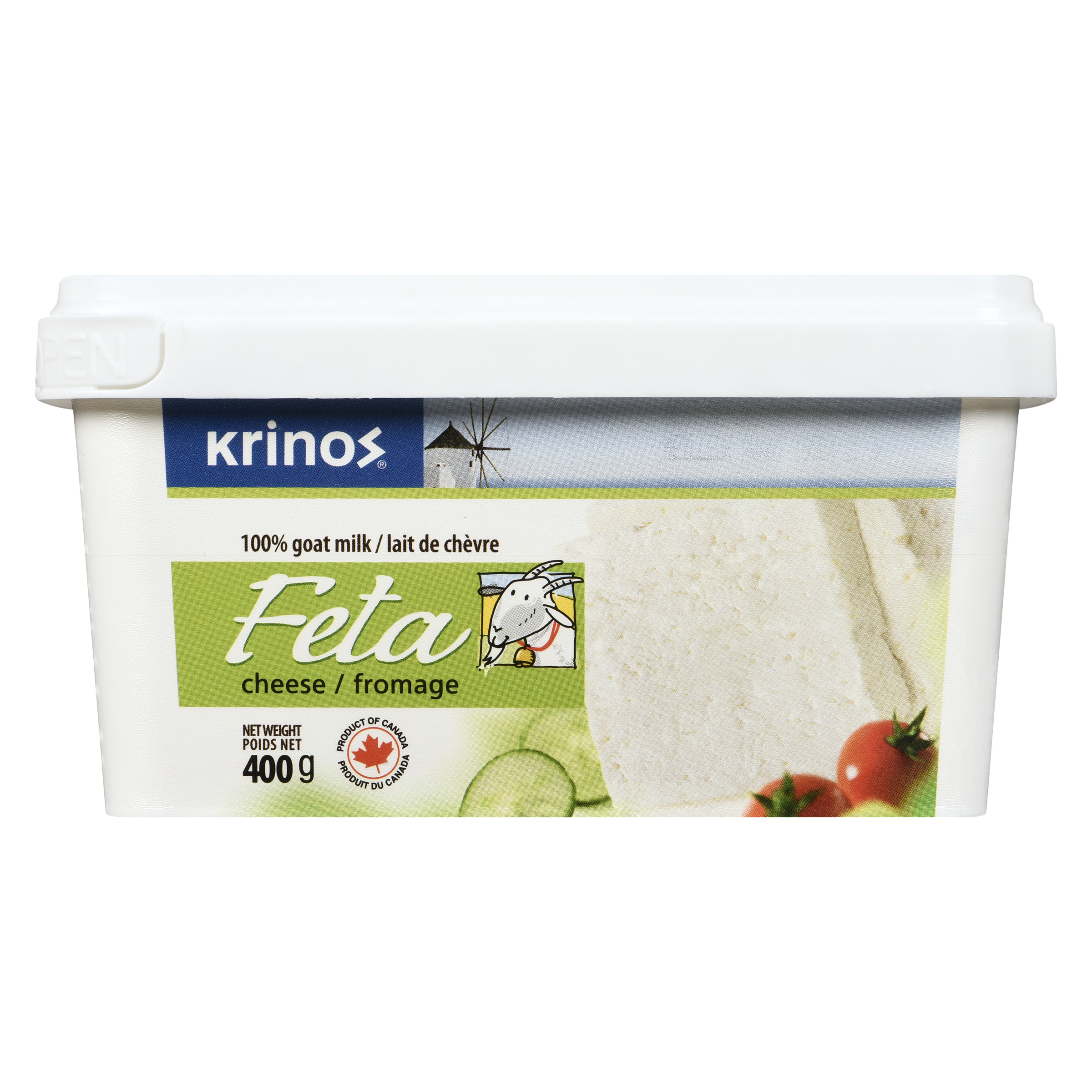 Buy Krinos Feta Cheese 100% Goat Milk 400 g | Sobeys Inc.