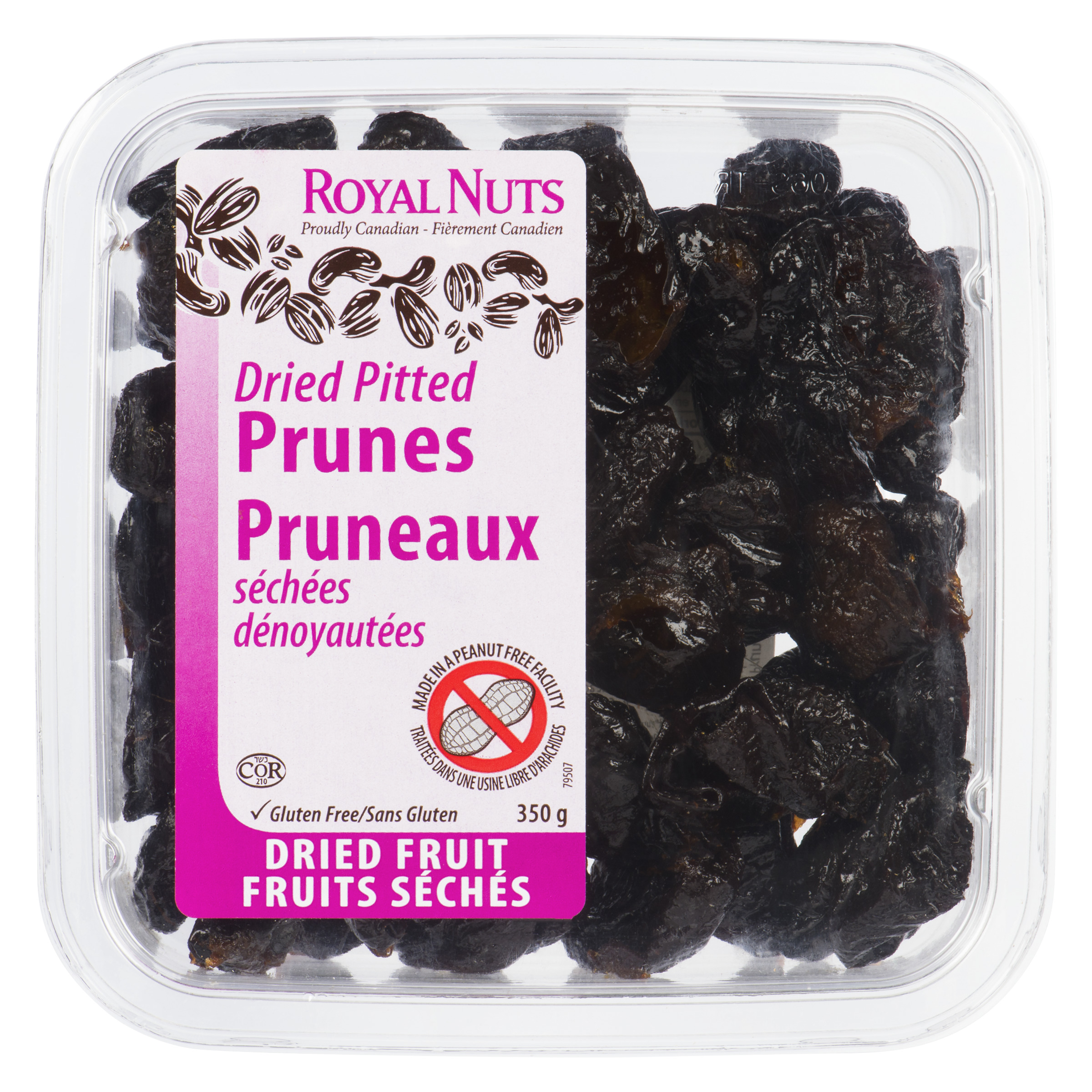 Royal Nuts Gluten-Free Dried Pitted Prunes