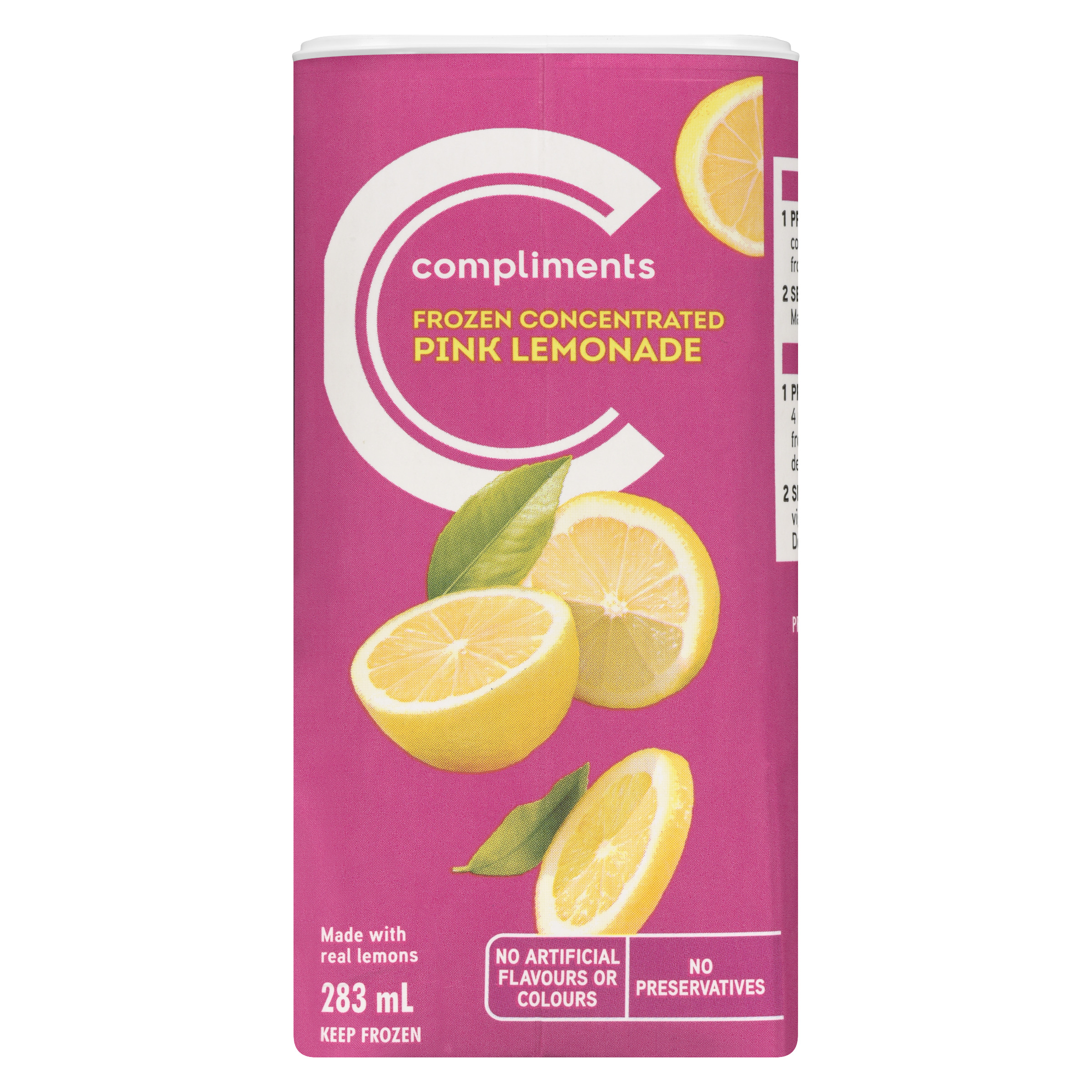 Compliments Frozen Juice Pink Lemonade