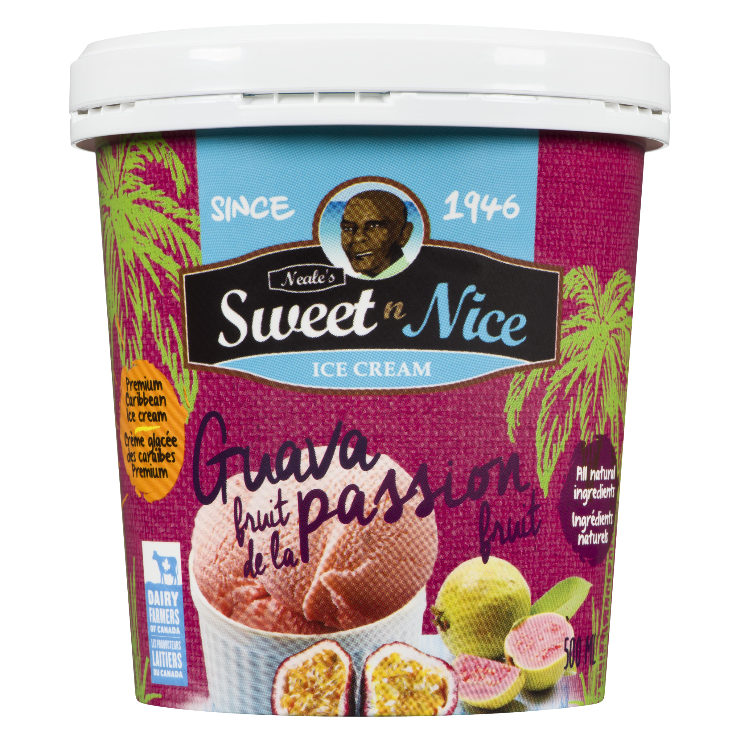 Neale's Sweet N Nice Ice Cream Guava Passion Fruit