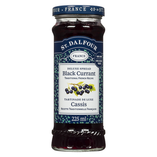 Buy St-Dalfour Jam Black Currant 225 ml | Thrifty Foods