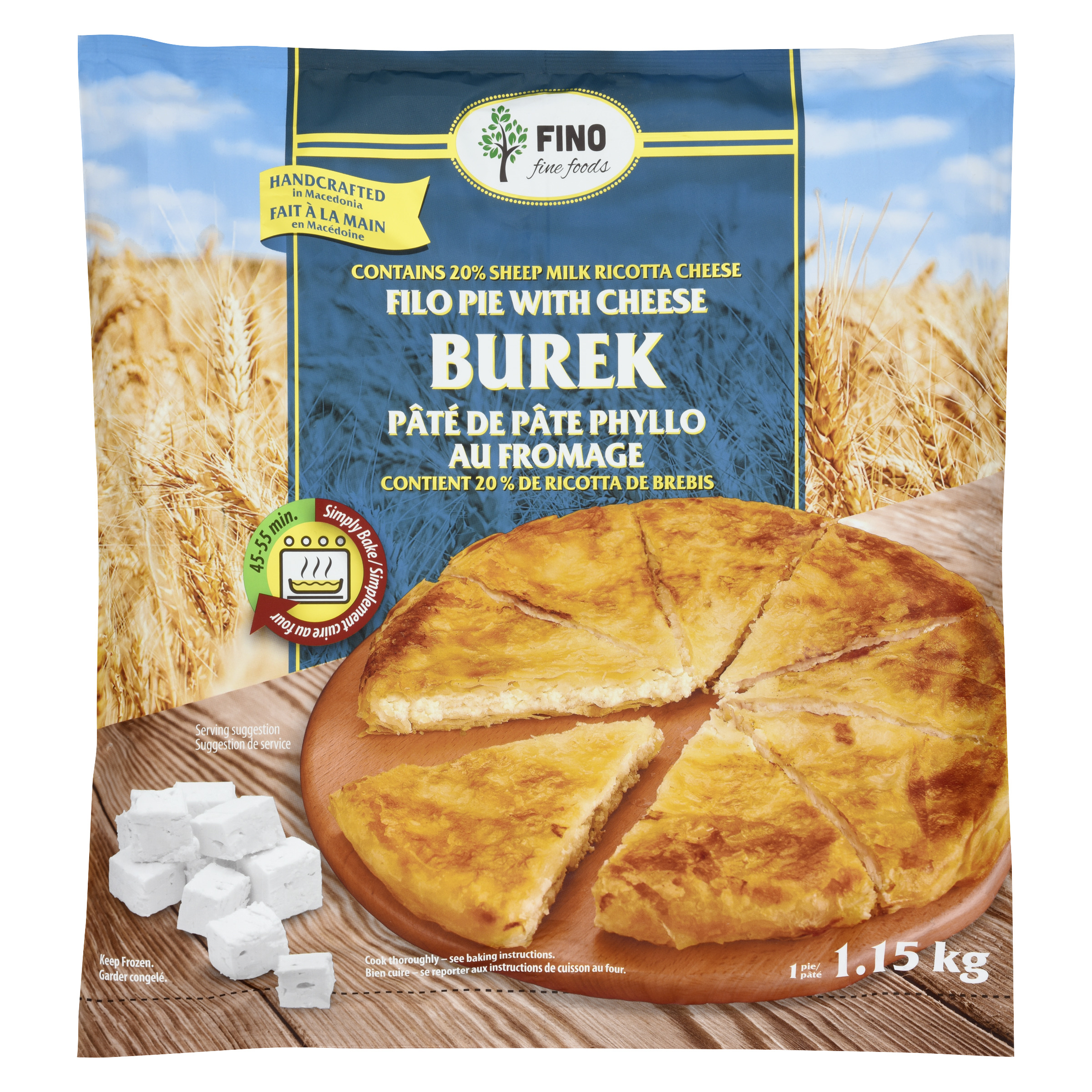 Fino Fine Foods Cheese Filo Pie