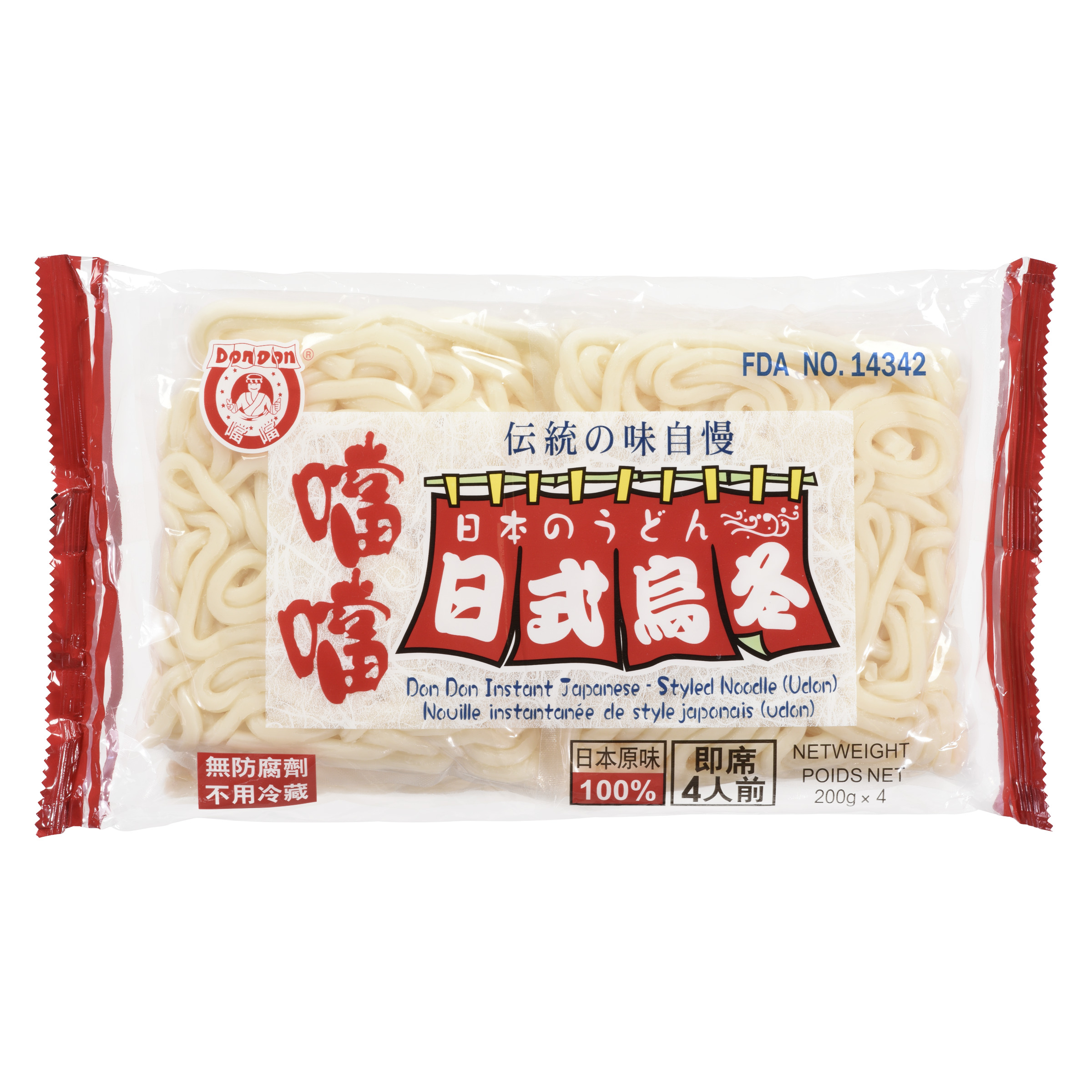 Don Don Japanese Udon Family Pack 800 g