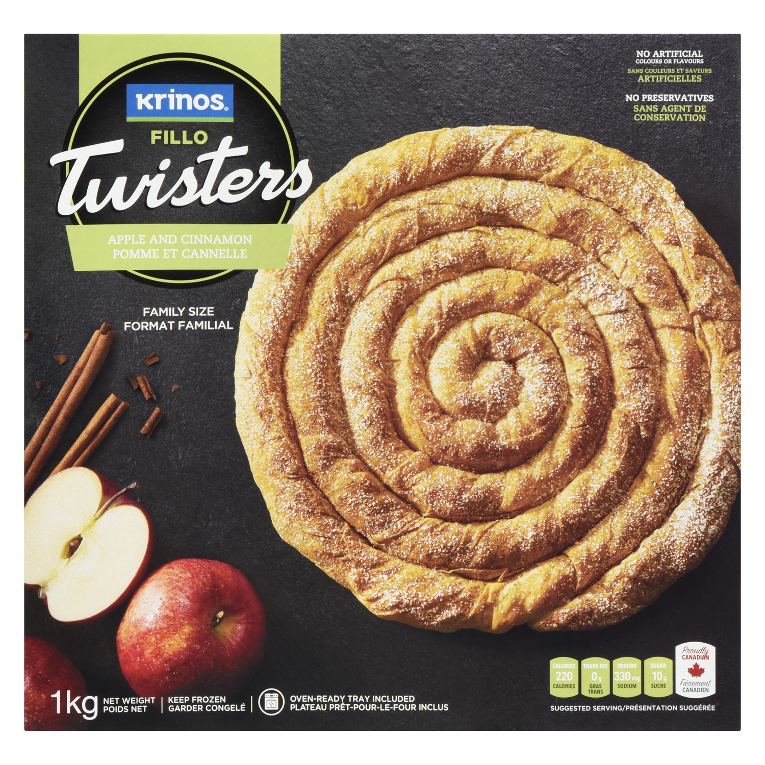 Krinos Apple Fillo Twisters
