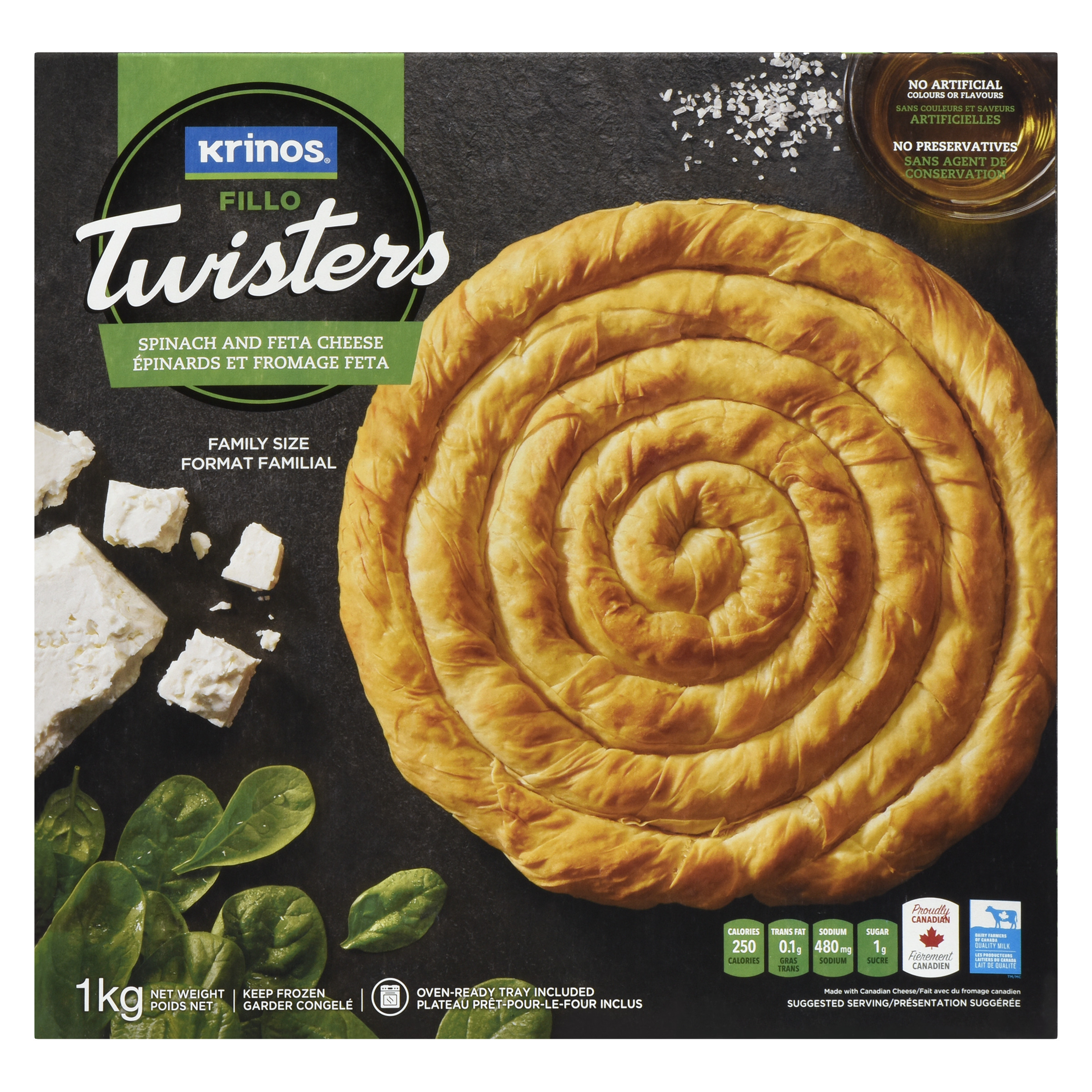 Krinos Spinach Fillo Twisters