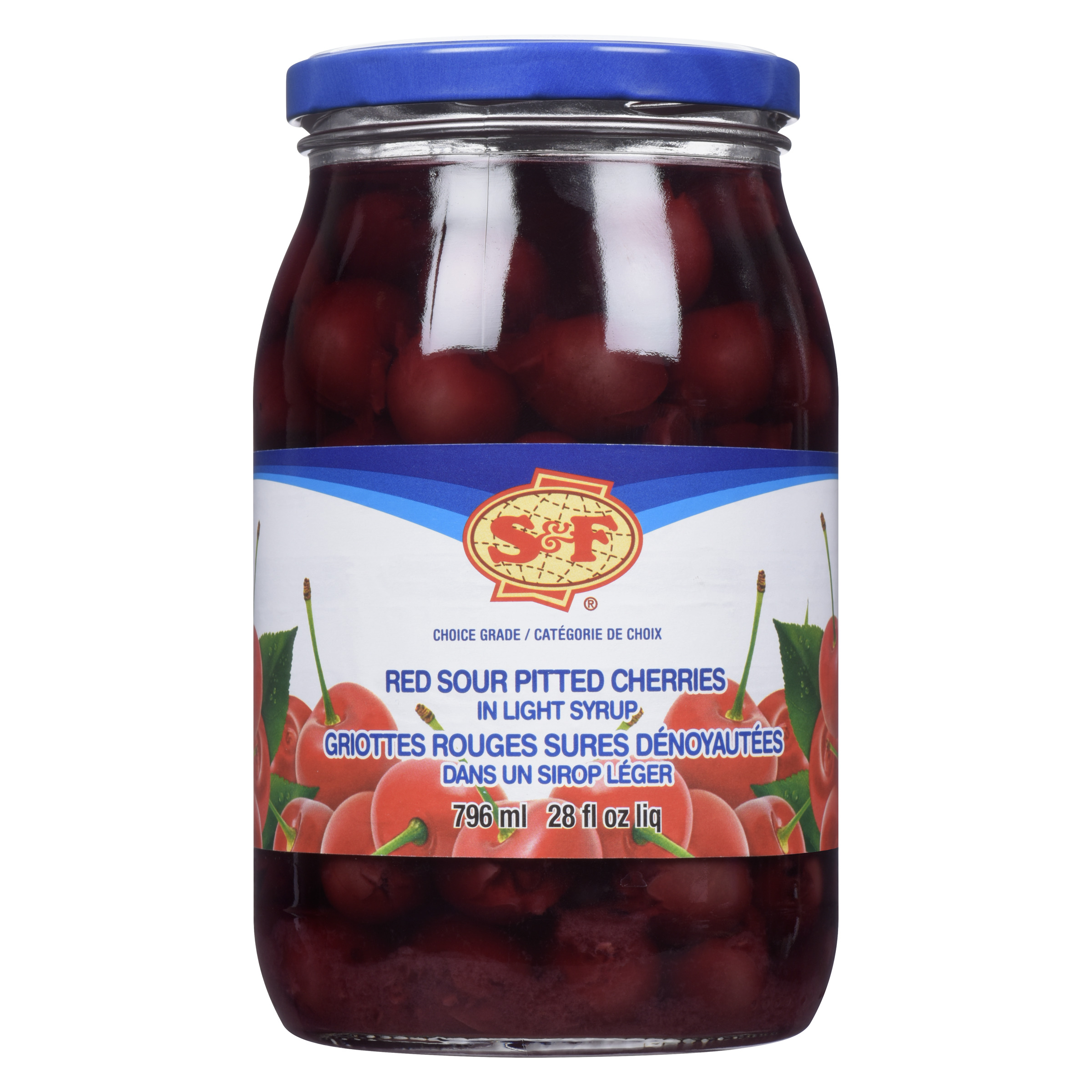 Buy S&F Red Sour Pitted Cherries 796 ml | Sobeys Inc.