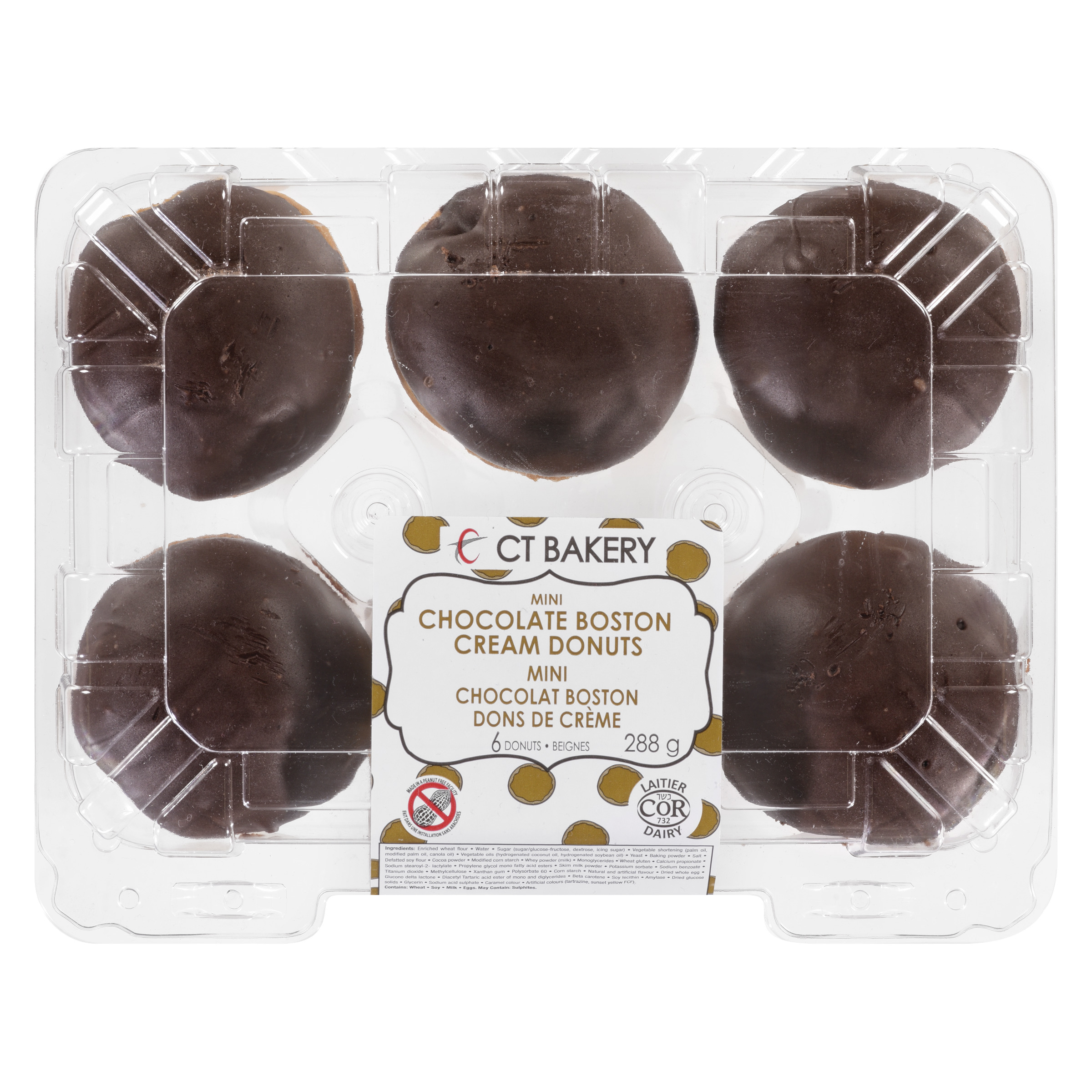 CT Bakery Mini Boston Chocolate Donuts