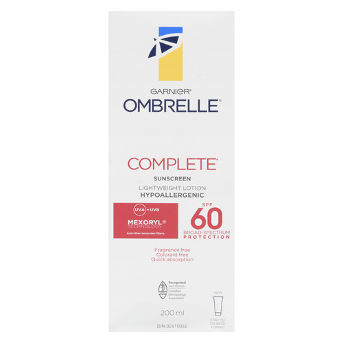 Buy Garnier Ombrelle Complete Sunscreen Lightweight Lotion SPF 60 200 ...