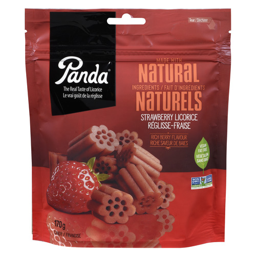 Panda Natural Strawberry Licorice
