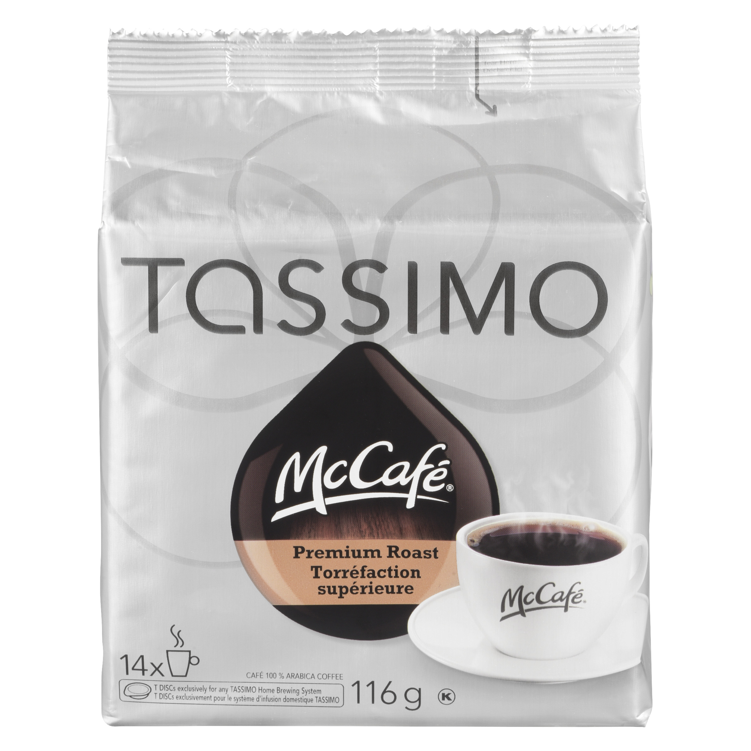 Tassimo McCafé Premium Roast Coffee Pods