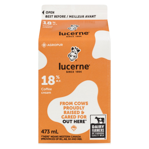 Lucerne Coffee Cream 18%