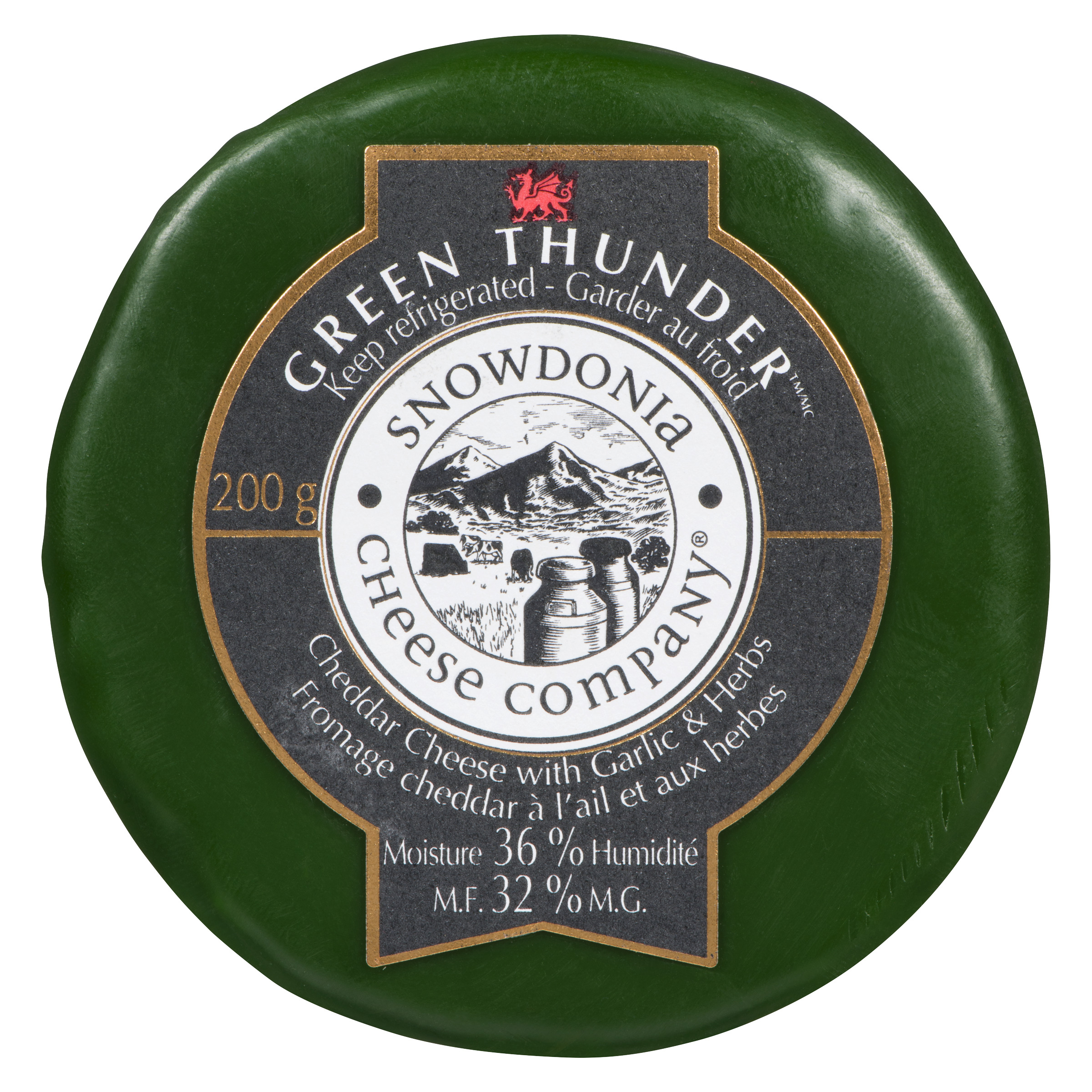 Snowdonia Cheese Cheddar Green Thunder