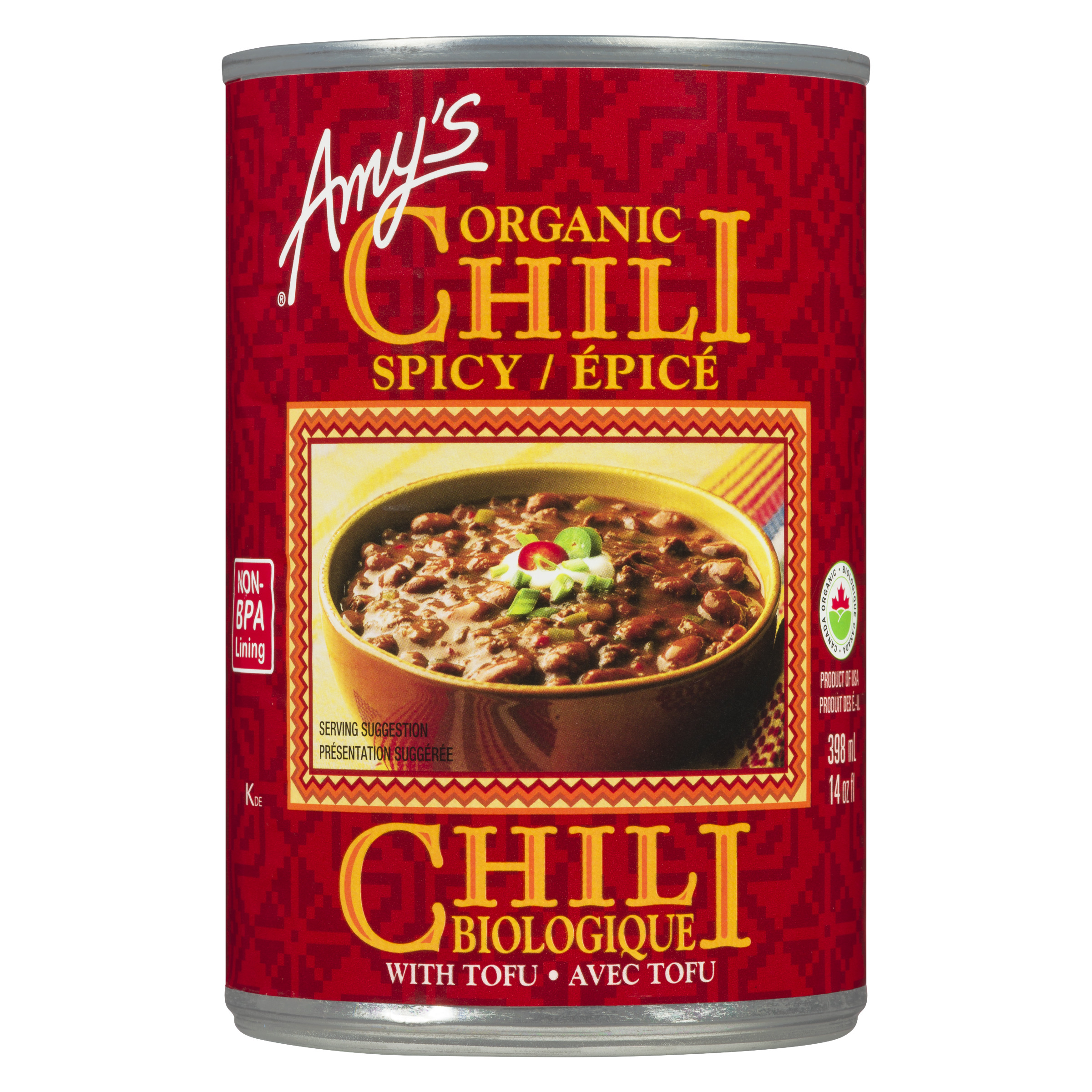 Amy's Kitchen Organic Chili With Tofu Spicy