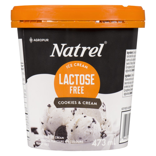 Buy Natrel Lactose-Free Ice Cream Cookies & Cream 473 ml | Safeway