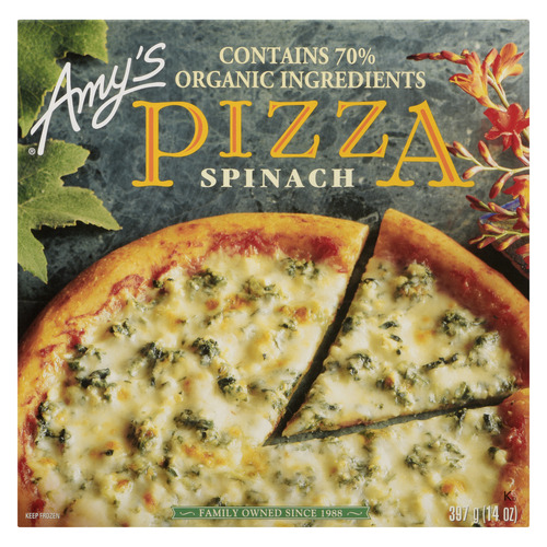 Amy's Kitchen Frozen Pizza Cheese & Spinach