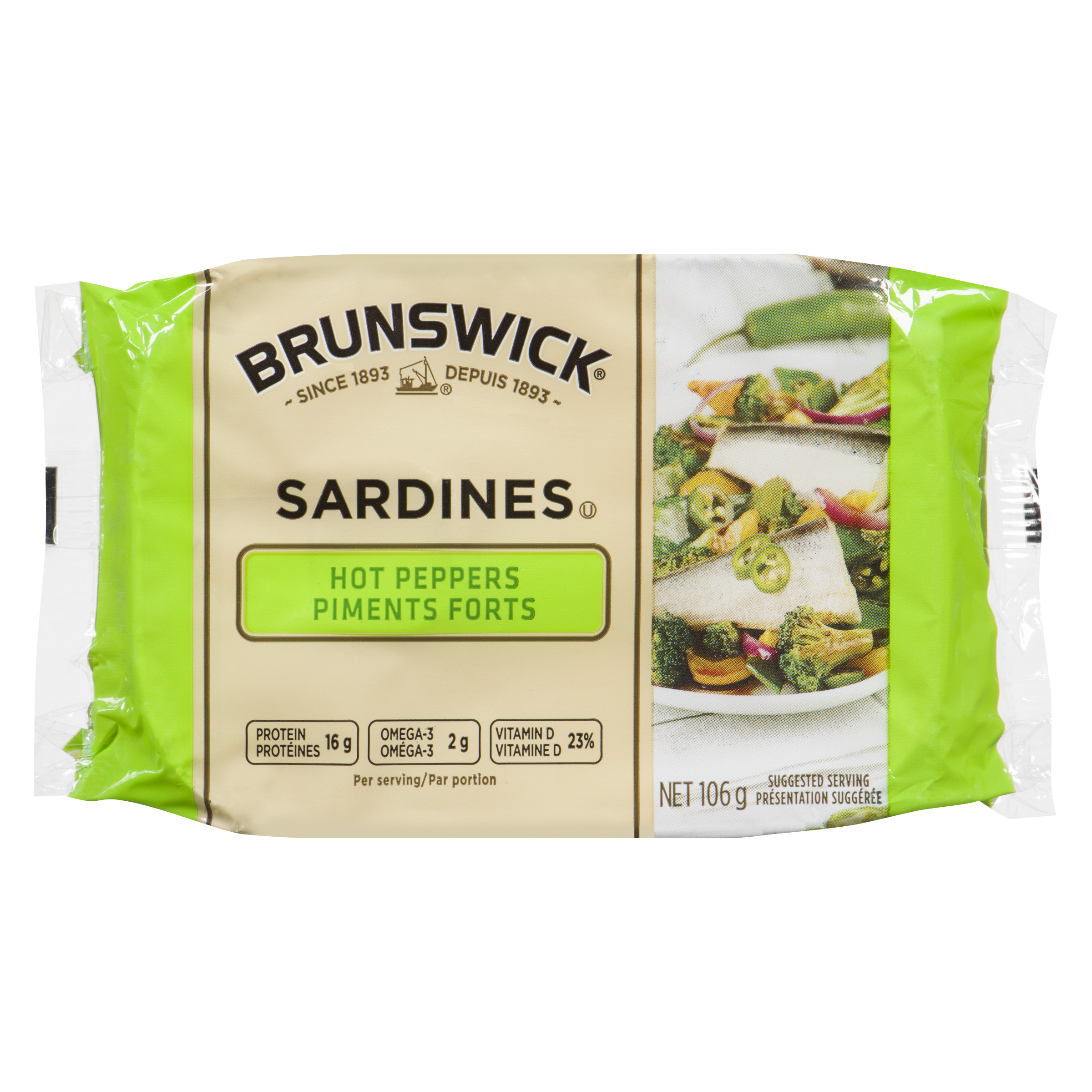 Brunswick Sardines With Hot Peppers