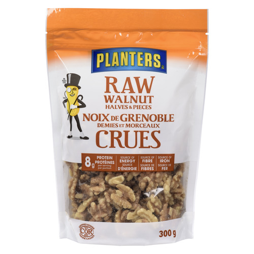 Planters Raw Walnuts Halves And Pieces