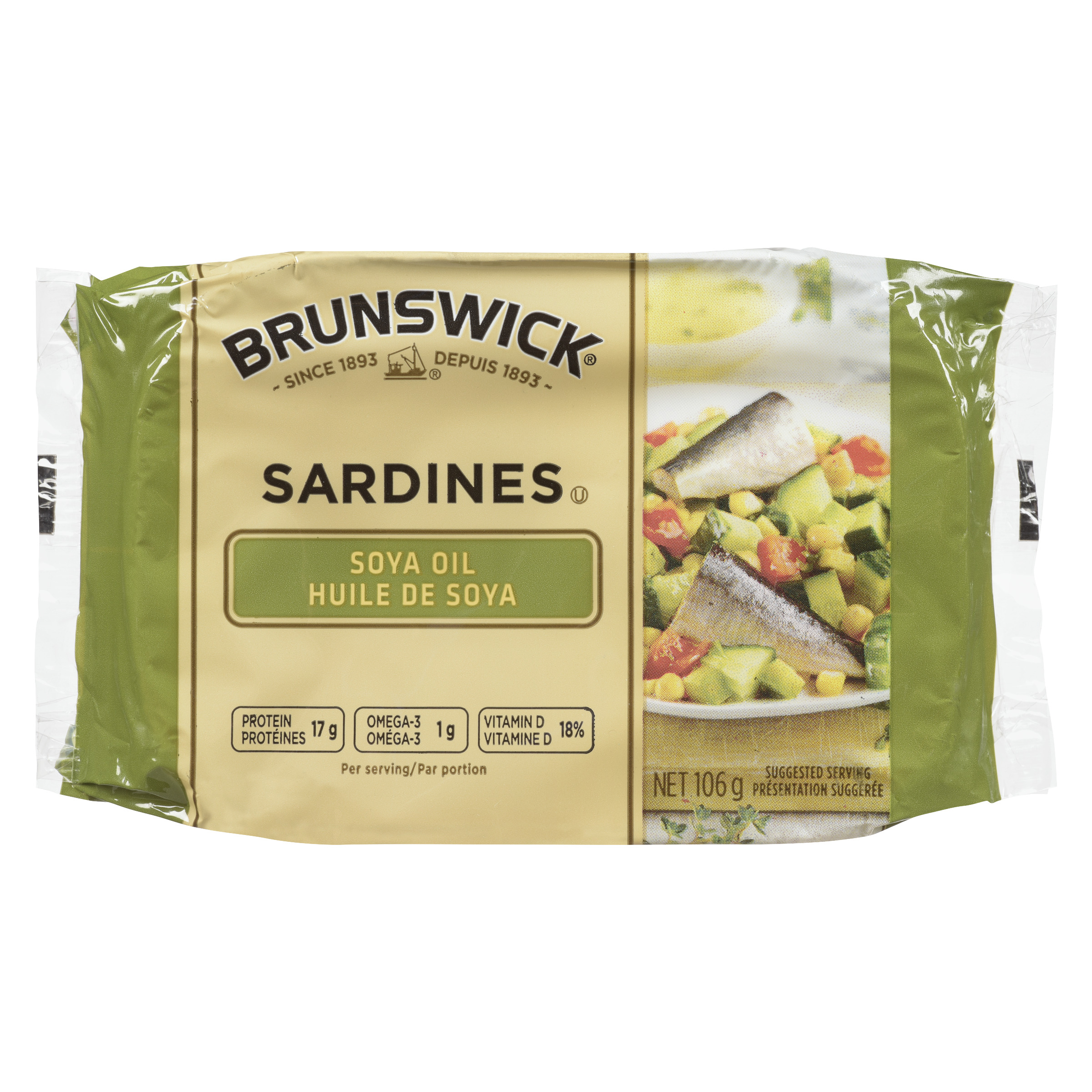 Brunswick Sardines in Soya Oil