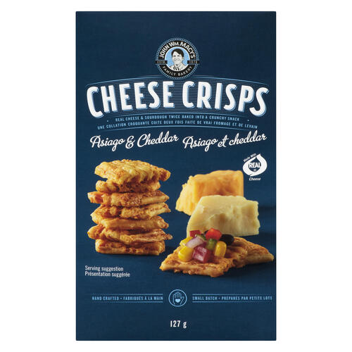 John Wm. Macy's Cheese Crisps Cheddar & Asiago