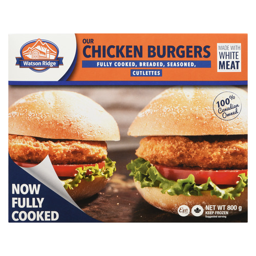 Watson Ridge Frozen Chicken Burger