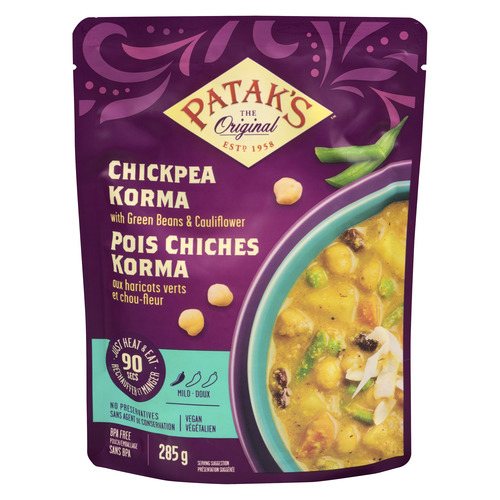 Patak's Ready To Eat Chickpeas Korma