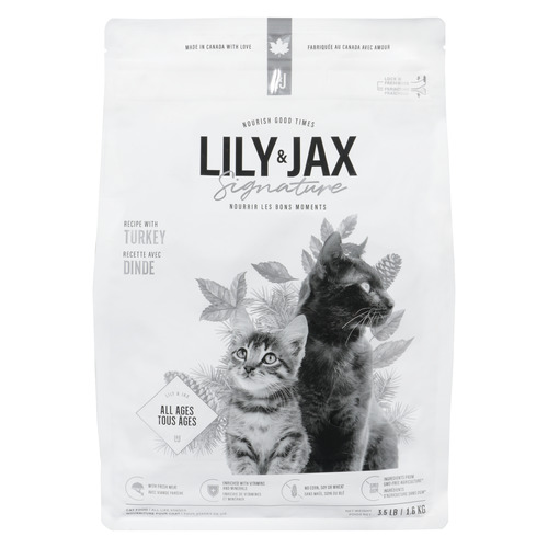 Lily & Jax Dry Cat Food Turkey Recipe