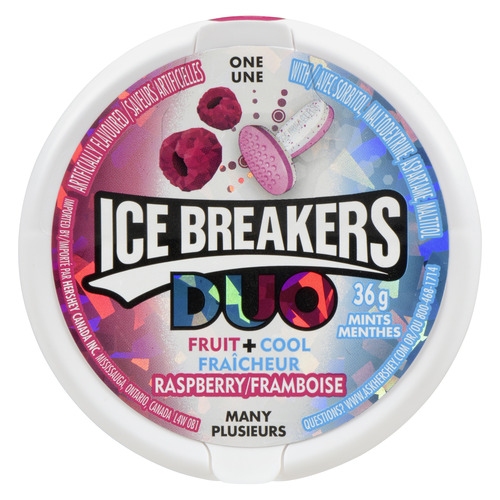 Ice Breakers Duo Mints Raspberry