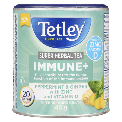 Tetley Super Herbal Tea Immune Peppermint & Ginger