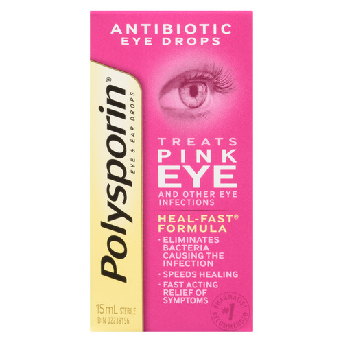 Buy Polysporin Eye Drops Antibiotic 15 ml | Sobeys Inc.