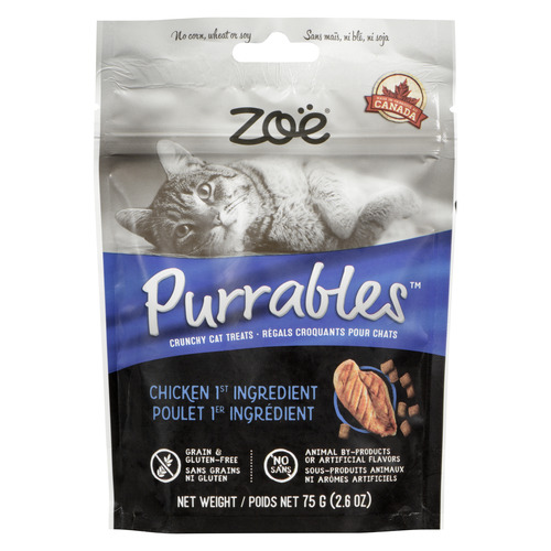 Zoe Purrables Cat Treats Crunchy Chicken