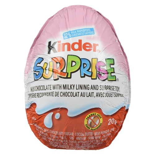 Buy Kinder Surprise Pink Single Egg Milk Chocolate With Milky Lining 20 ...