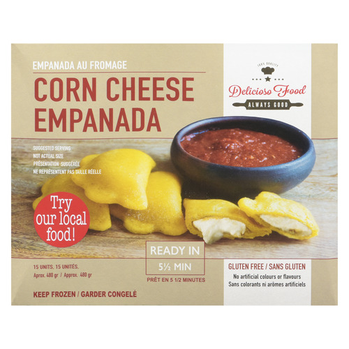 Delicioso Food Gluten-Free Corn Cheese Empanada
