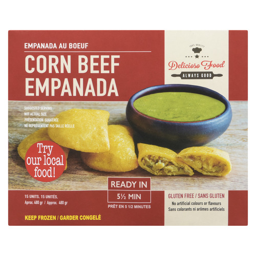 Delicioso Food Frozen Corn Beef Empanada