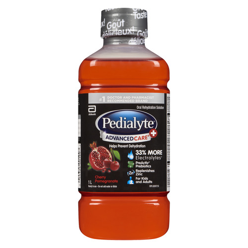Buy Pedialyte Advanced Care Oral Rehydration Cherry Pomegranate 1 L ...