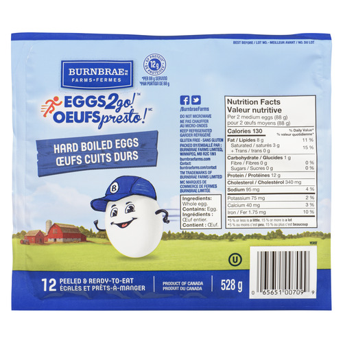 Burnbrae Farms Hard Boiled Eggs