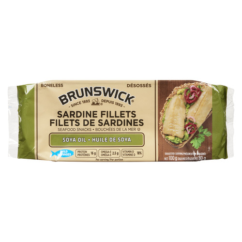 Brunswick Sardine Fillets In Soya Oil