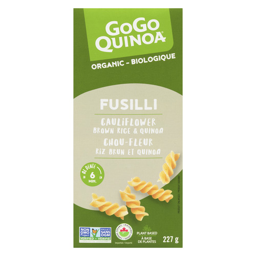 GoGo Quinoa Organic Fusilli Cauliflower Rice & Quinoa
