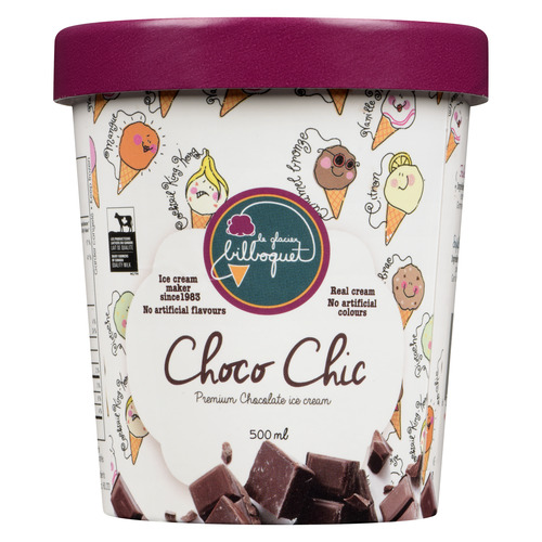 Bilboquet Premium Chocolate Ice Cream Choco Chic 500 ml
