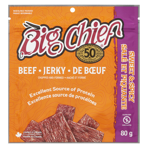 Big Chief Beef Jerky Sweet & Spicy