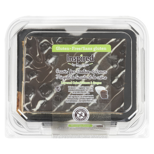 Inspired By Happiness Gluten-Free Frozen Layered Cake Cookies & Cream
